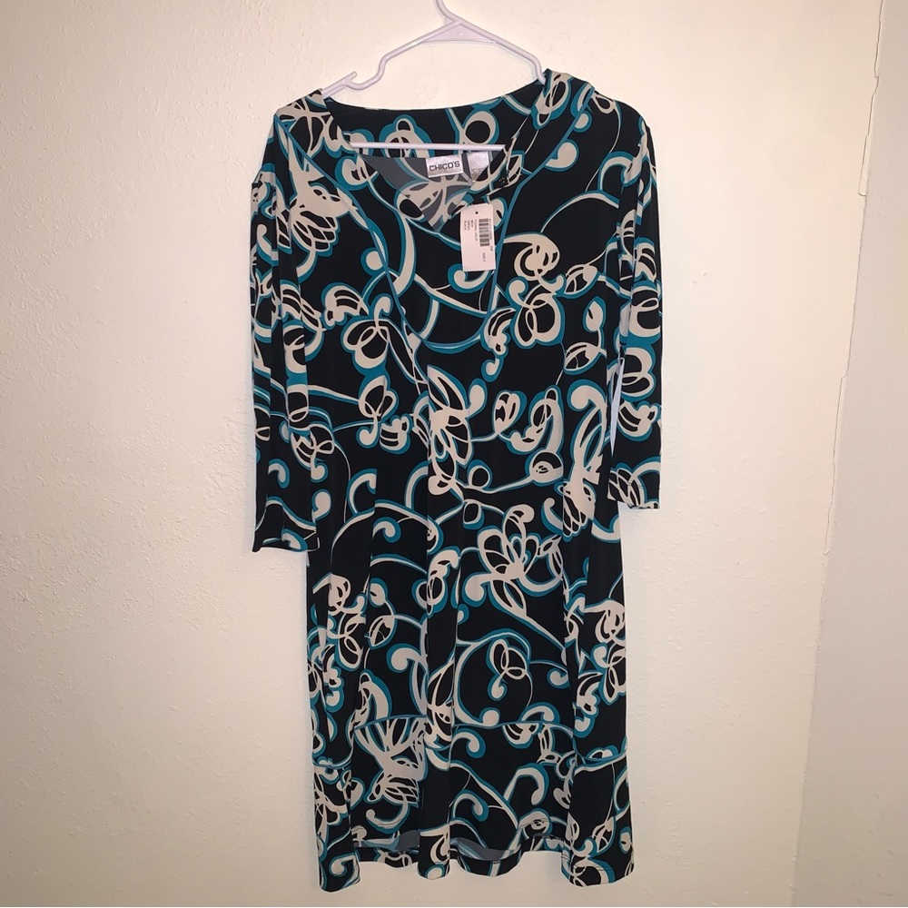 Chicos multicolor longsleeve dress